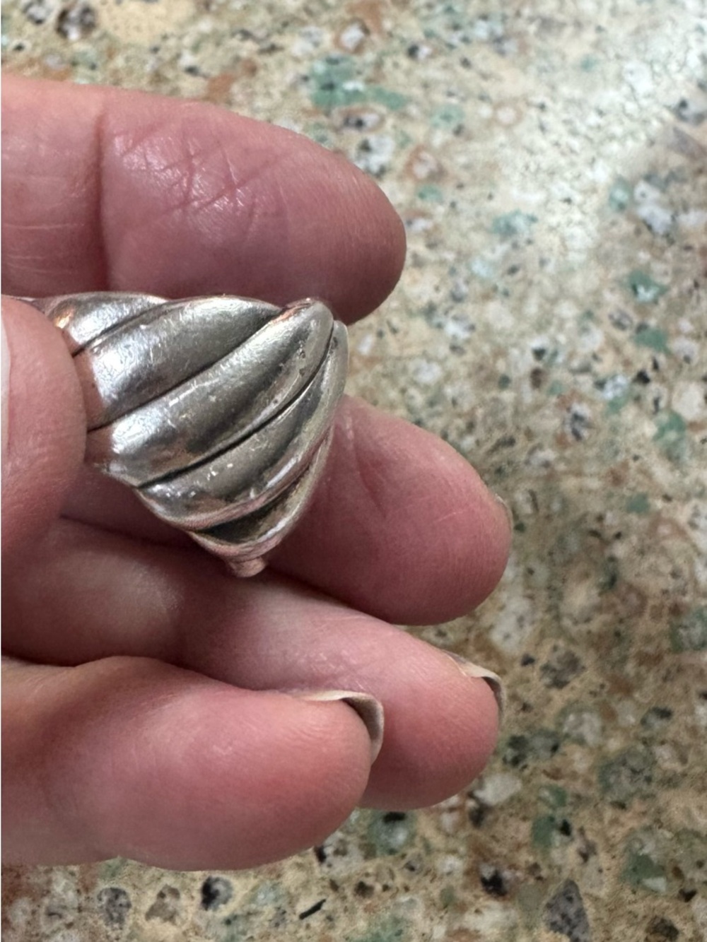 David Yurman Size 6 Sterling Silver Statement Ring - Picture 10 of 12